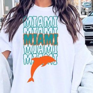 Miami Football Sweatshirt, Miami Football shirt , Vintage Style Miami Football